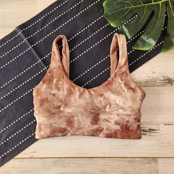 lululemon athletica Other - Lululemon Align Bra Shine Light Support A/B Cup Cacao Size 4